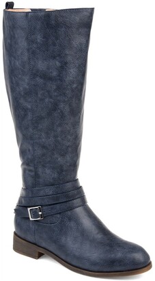 navy calf boots