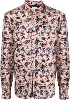 Paul Smith Floral Mens Shirt | ShopStyle