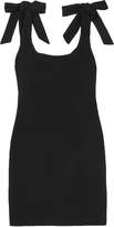 Thumbnail for your product : Rebecca Vallance Dahlia Bow-embellished Crepe Mini Dress