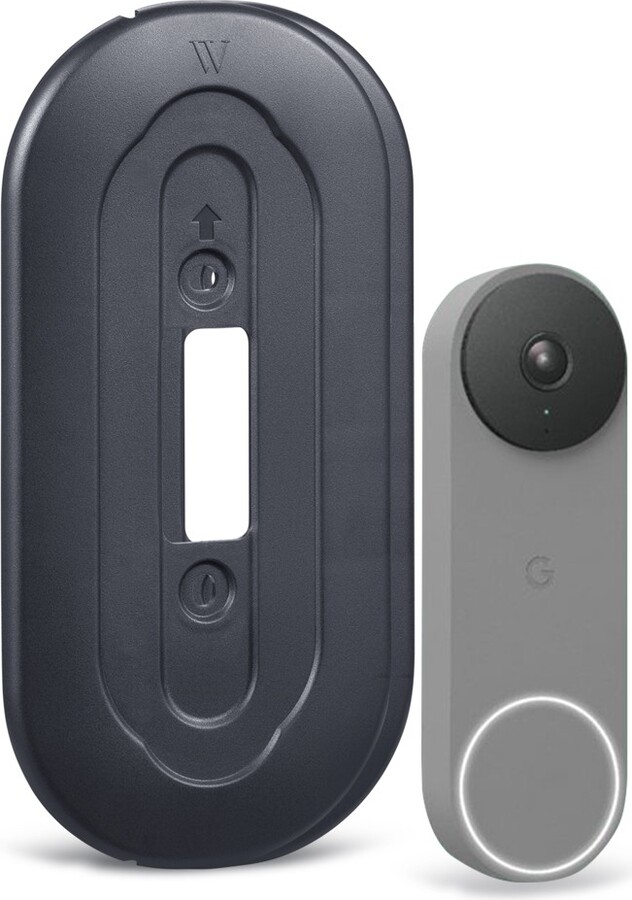 Wasserstein Wall Plate for Google Nest Doorbell (wired, 2nd gen) Made