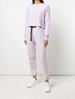 Thumbnail for your product : John Elliott cropped recycled cotton T-shirt