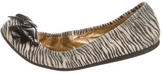 Thumbnail for your product : Kate Spade Suede Zebra Print Flats