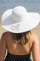 Thumbnail for your product : Cathy's Concepts Monogram Straw Sun Hat