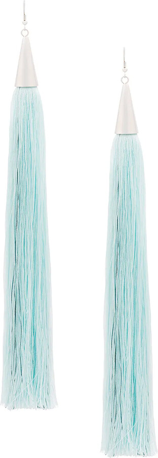 Eddie Borgo Long Tassel Earrings