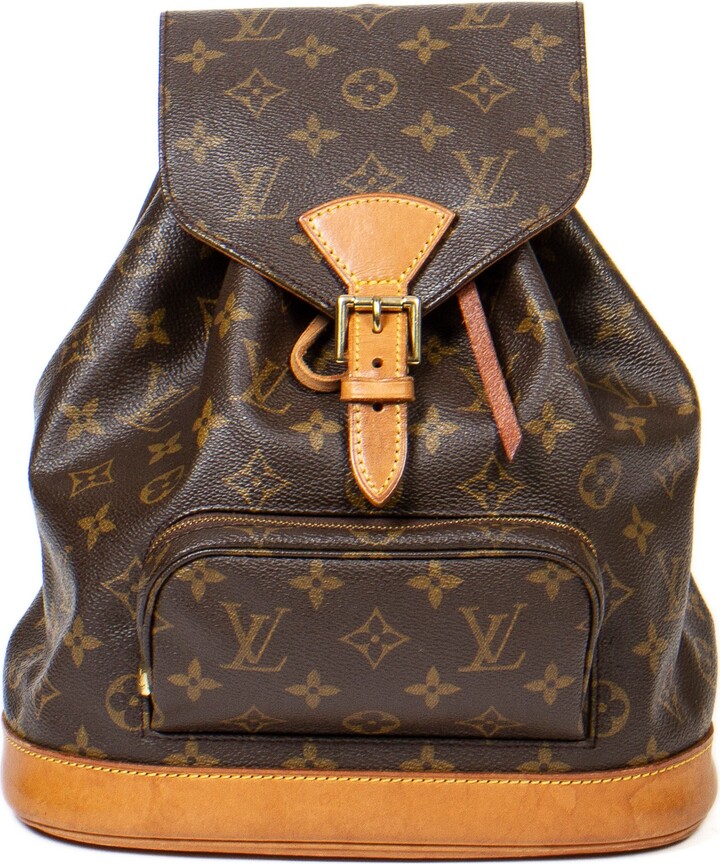Christopher backpack cloth backpack Louis Vuitton Brown in Fabric - 26155743
