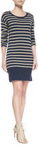 Thumbnail for your product : Joie Cashel Striped & Solid-Knit Dress