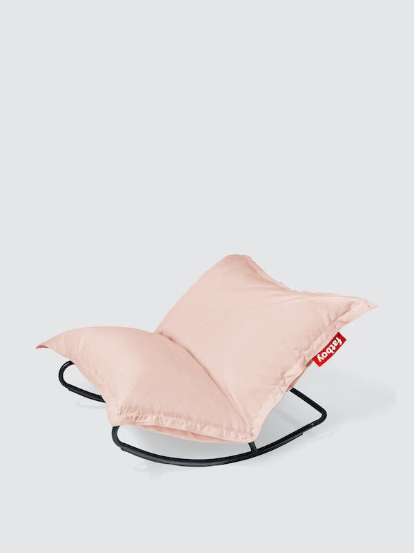 Fatboy Original Outdoor Bean Bag Chair And Rock 'n Roll Rocker Pink