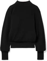 Thumbnail for your product : The Row Nix Ribbed Cashmere Sweater - Black