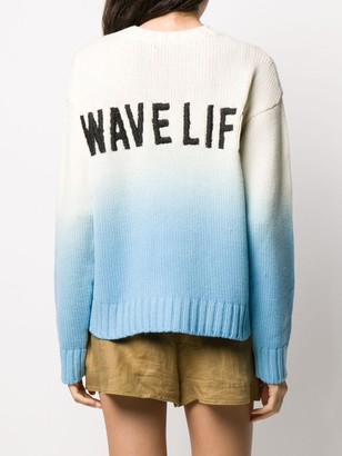 Alanui Wave Life ombre knit jumper