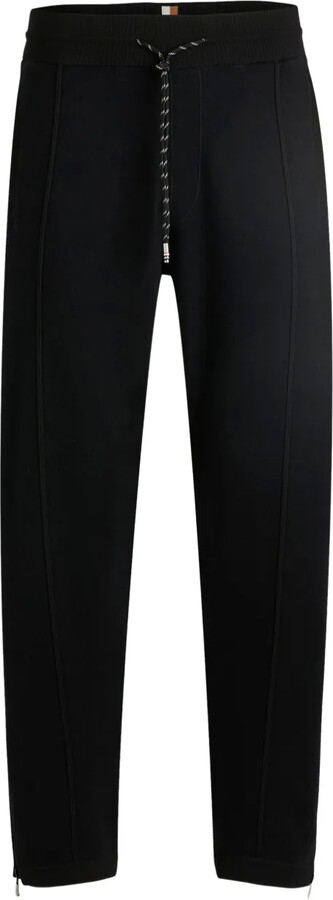 Stefan Cooke Black Zip Pocket Trousers - ShopStyle