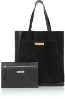 Thumbnail for your product : Marni Suede and leather tote