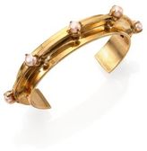 Thumbnail for your product : Aesa Muse 6MM Pink Freshwater Pearl Reflection Cuff Bracelet