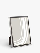 Thumbnail for your product : John Lewis & Partners Enamel Photo Frame, Silver Plated/Black