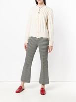 Thumbnail for your product : Chanel Pre Owned Cable Knit Buttoned Cardigan