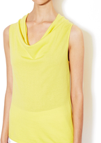 Thumbnail for your product : Magaschoni Cotton Cowl Neck Tank Top