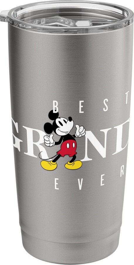 Disney Mickey Mouse Thumbs Up Best Grandpa Ever Father’s Day Stainless Steel Insulated Tumbler