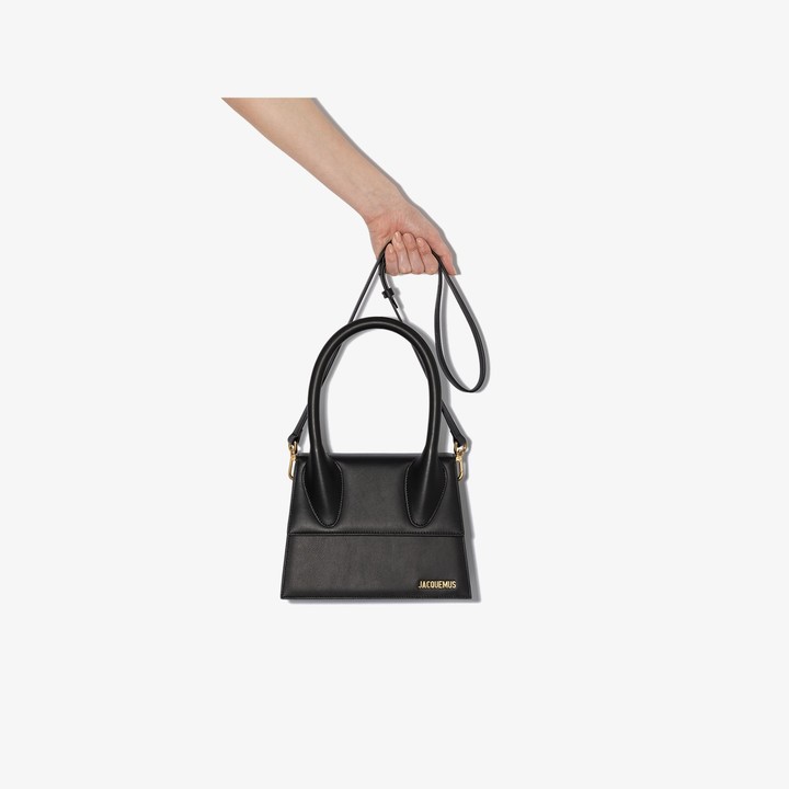 Jacquemus Black Le Grand Chiquito Leather Top Handle Bag ShopStyle