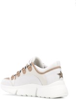 Thumbnail for your product : Lorena Antoniazzi Striped Lace Low-Top Sneakers