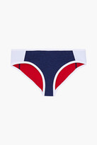 Thumbnail for your product : Duskii Mélange neoprene mid-rise bikini briefs