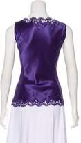 Thumbnail for your product : Dolce & Gabbana Lace-Trimmed Sleeveless Top