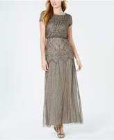 adrianna papell beaded gown macys