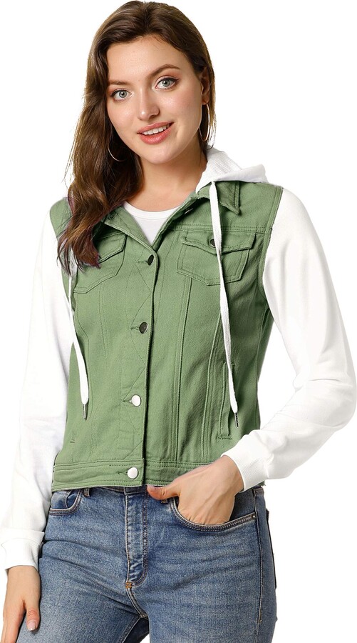 green denim jacket womens