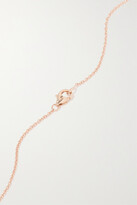 Thumbnail for your product : Andrea Fohrman Mini Galaxy Star 14-karat Rose Gold, Rose De France And Diamond Necklace - one size