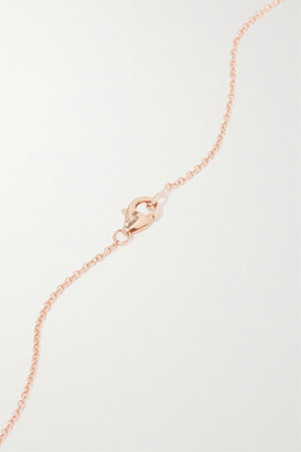 Andrea Fohrman Mini Galaxy Star 14-karat Rose Gold, Rose De France And Diamond Necklace - one size