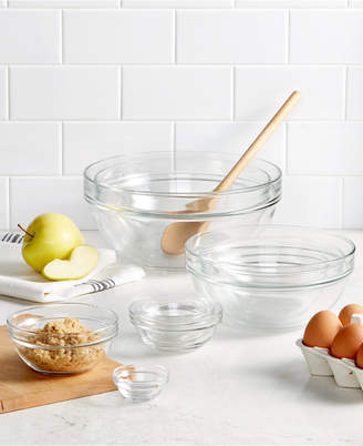 Martha Stewart Collection 10-Pc. Glass Mixing Bowl Set, Created for Macy's