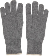 Thumbnail for your product : Brunello Cucinelli Grey Cashmere Gloves