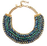 Thumbnail for your product : Sequin Woven Light Blue and Green Necklace
