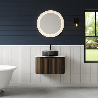 George Oliver Wall mounted bathroom cabinet with drawer