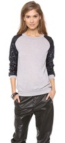Thumbnail for your product : T-Bags 2073 Tbags Los Angeles Sequin Sleeve Sweater