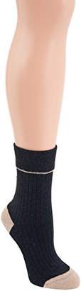 Le Bourget Women's MI CHAUSSETTES A COTES LUREX 100 DEN Calf Socks,(Manufacturer size: 39/42)