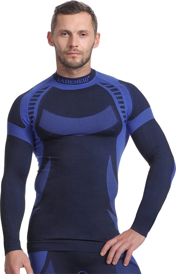 Ladeheid Men's Functional Underwear Shirt Long Sleeve Thermoaktiv