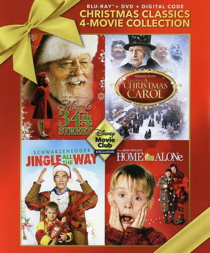 Disney Movie Club Christmas Classics Four Movie Collection (Blu-ray + DVD + Digital Copy), Disney, Documentary