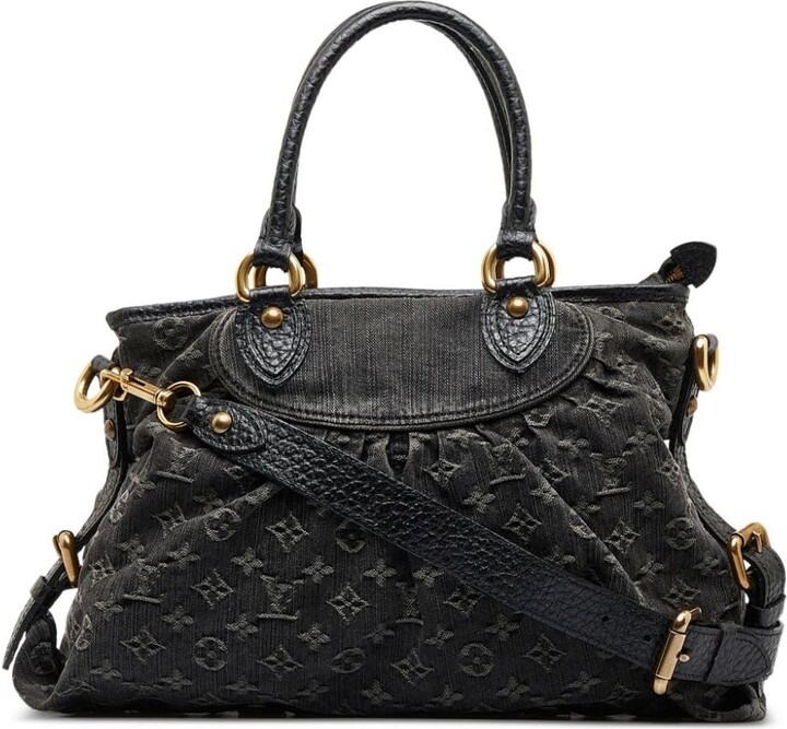 Louis-Vuitton-Monogram-Denim-Neo-Cabby-MM-Hand-Bag-Black-M95351 –  dct-ep_vintage luxury Store