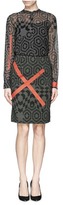 Thumbnail for your product : Nobrand 'X' geometric check print pencil skirt