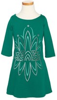Thumbnail for your product : Tea Collection 'Lotusblute' Long Sleeve Dress (Toddler Girls, Little Girls & Big Girls)