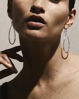 Thumbnail for your product : Ippolita Hammered Teardrop Earrings in Sterling Silver with Diamonds