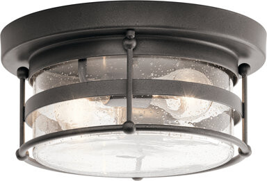 Williston Forge Eanore 2-Light Outdoor Bulkhead Light