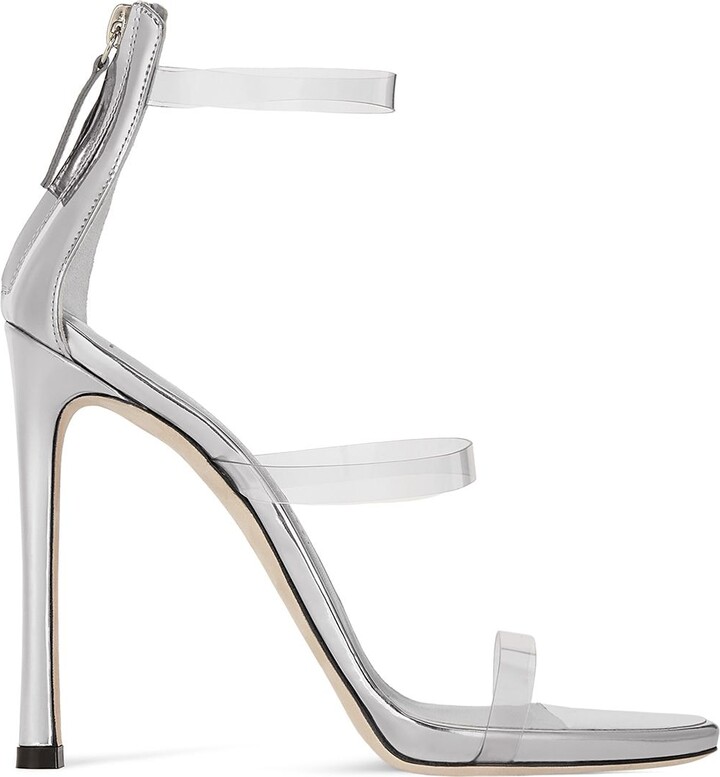 Giuseppe Zanotti Silver Women's Sandals | Shop the world's largest  collection of fashion | ShopStyle