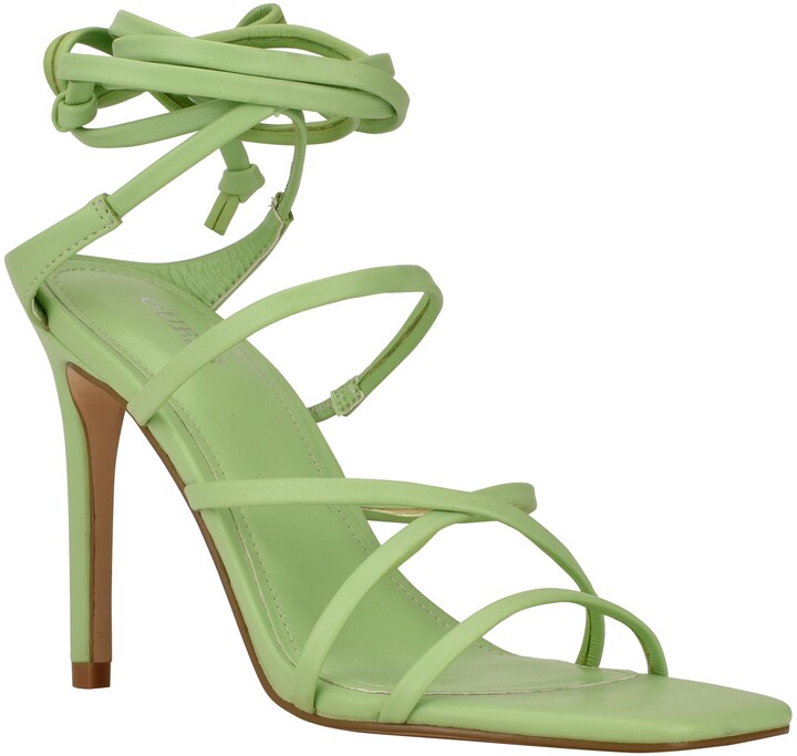 GUESS Women's Green Sandals on Sale | ShopStyle