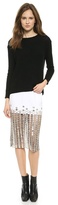 Thumbnail for your product : Wes Gordon Skirt with Swarovksi Crystals