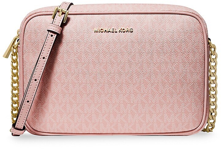 MICHAEL Michael Kors Jet Set Travel Cross-Body Bag In Pink Lyst |  