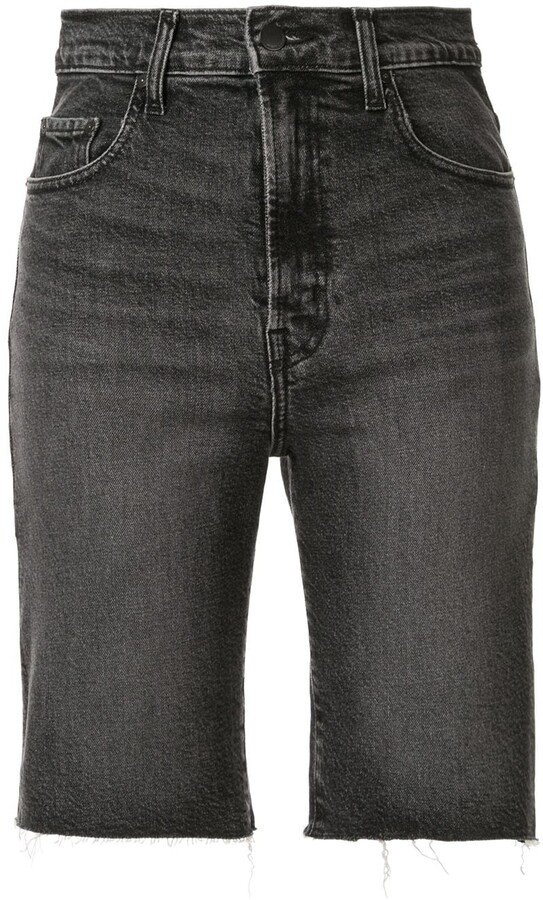 womens knee length denim shorts australia