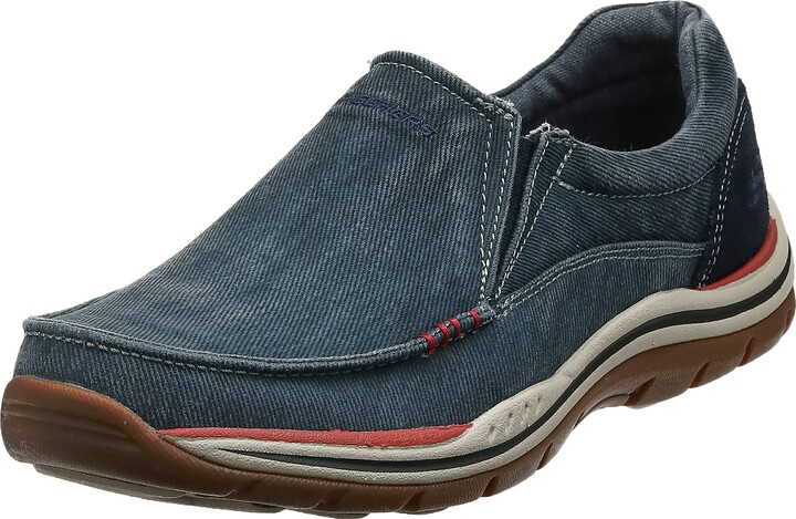 skechers relaxed fit memory foam mens extra wide