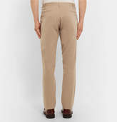 Thumbnail for your product : Anderson & Sheppard Brushed-cotton Twill Trousers - Tan
