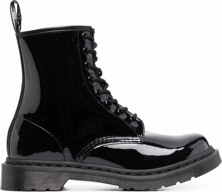 Dr. Martens High-Shine Ankle Boots