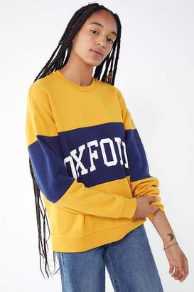 Urban Outfitters Colorblock Oxford Pullover Sweatshirt